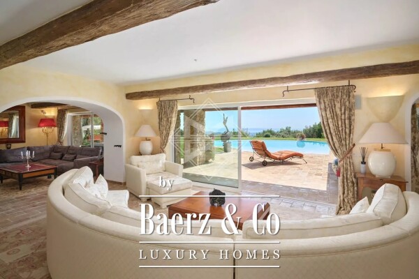 photo 6 Provençale property panoramic sea view - Pool and Tennis court