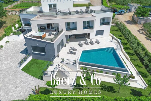 photo 3 Kastela, exclusive contemporary villa with swimming pool and beautiful sea view