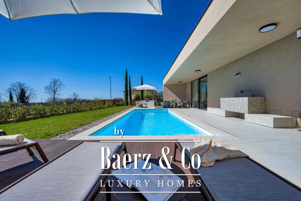 photo 10 Istria, Labinci, luxury single-storey house with sea view