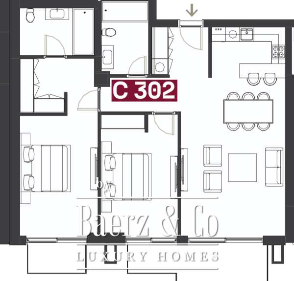 photo 17 Luxurious Apartment with a Sea View in a New Project in Tivat