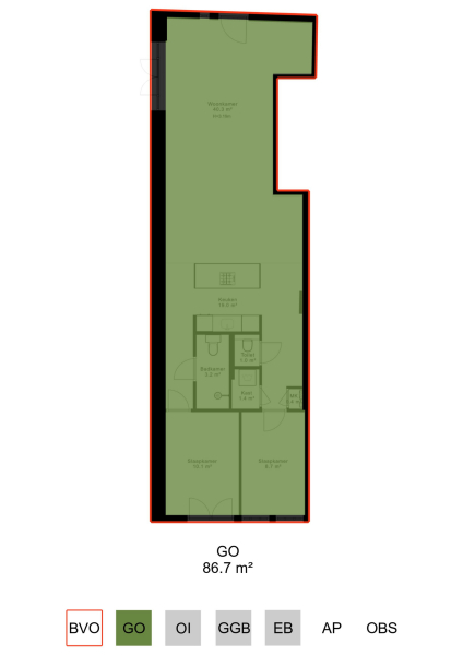 Floor Plan 4 - Rozenstraat 40