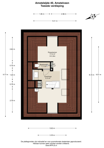 Floor Plan 3 - Amstelzijde 40