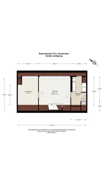 Floor Plan 5 - Rubensstraat 74 2